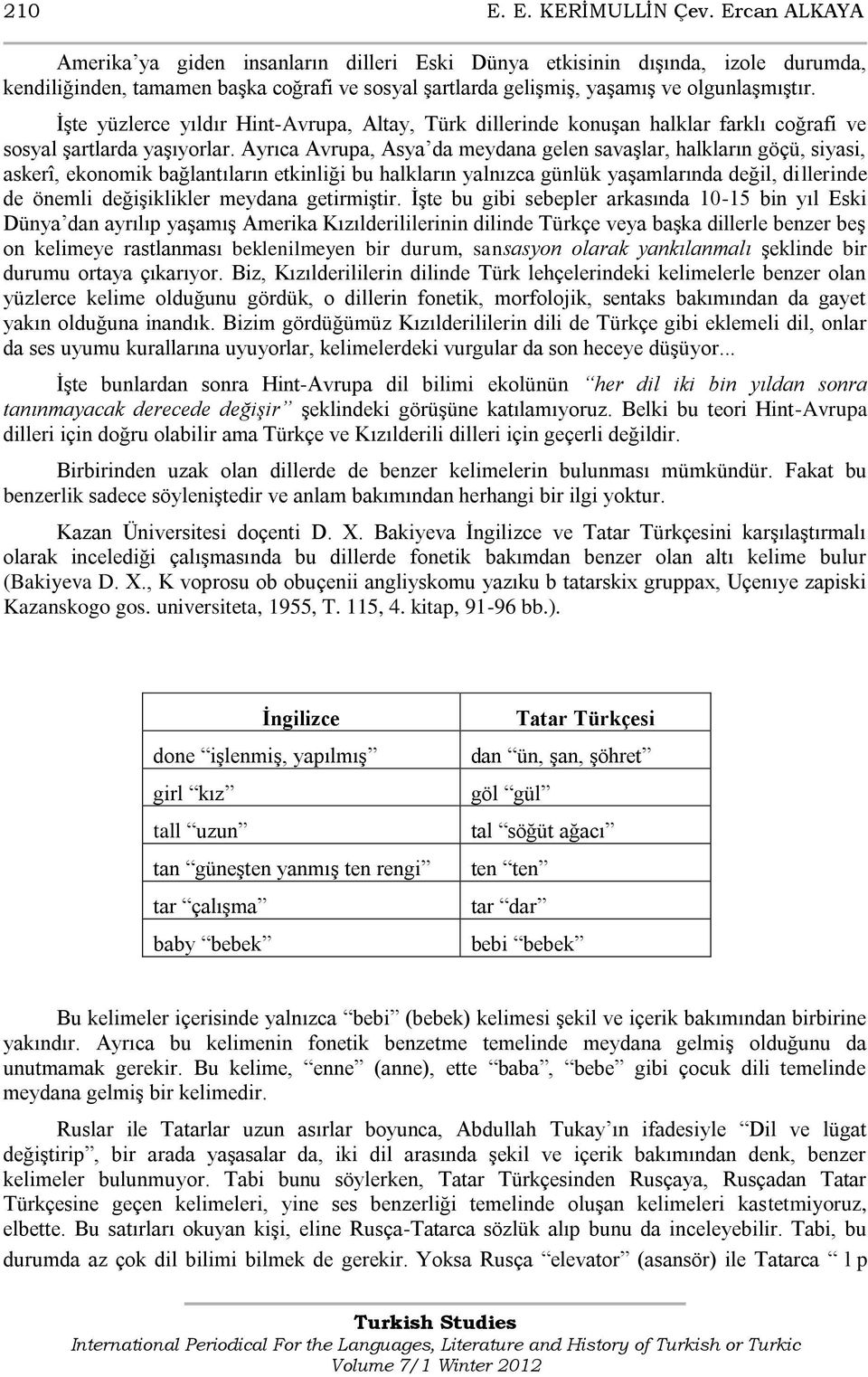 İşte yüzlerce yıldır Hint-Avrupa, Altay, Türk dillerinde konuşan halklar farklı coğrafi ve sosyal şartlarda yaşıyorlar.