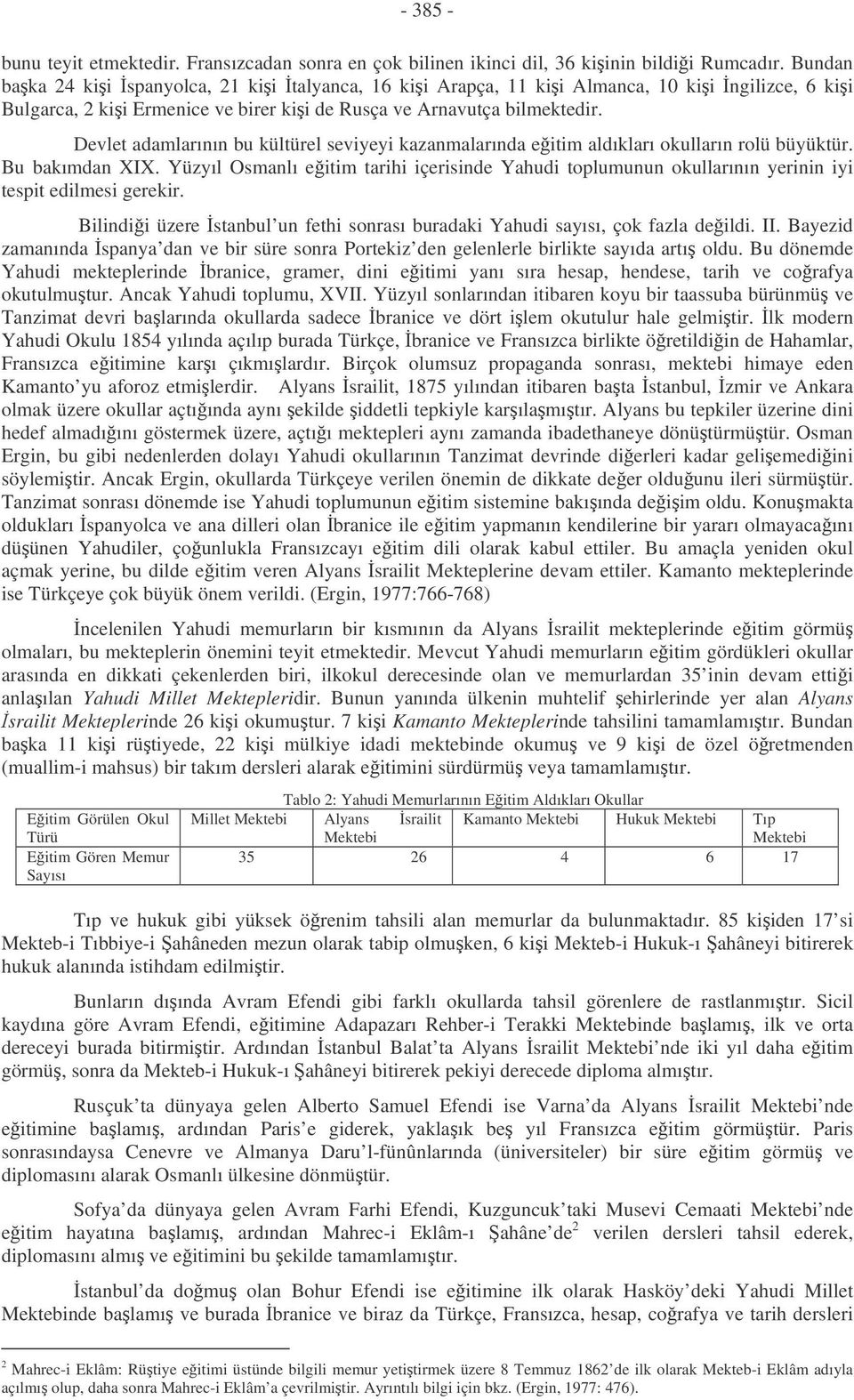 Devlet adamlarının bu kültürel seviyeyi kazanmalarında eitim aldıkları okulların rolü büyüktür. Bu bakımdan XIX.