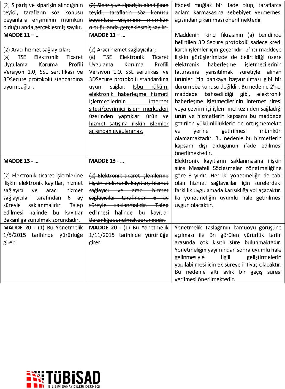 MADDE 13 - (2) Elektronik ticaret işlemlerine ilişkin elektronik kayıtlar, hizmet sağlayıcı ve aracı hizmet sağlayıcılar tarafından 6 ay süreyle saklanmalıdır.