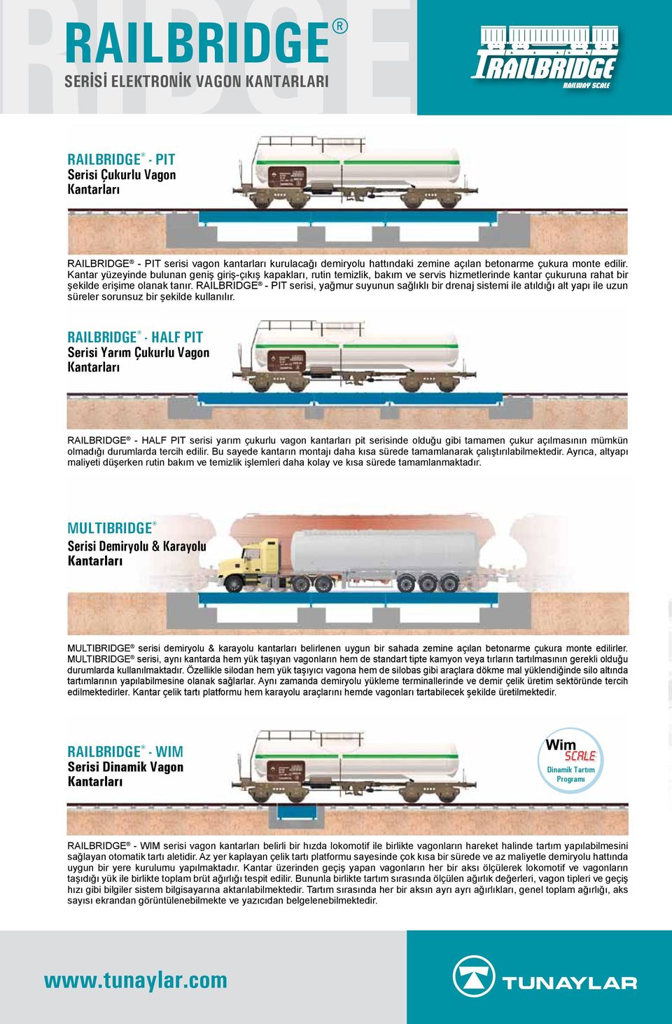 RAILBRIDGE - PIT serisi, yağmur suyunun sağlıklı bir drenaj sistemi ile atıldığı alt yapı ile uzun süreler sorunsuz bir şekilde kullanılır.