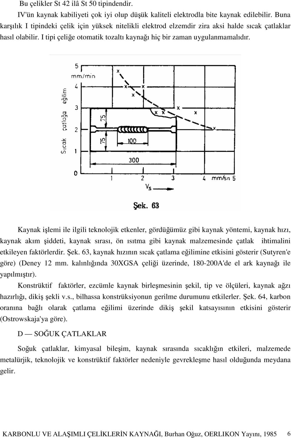 Kaynak ilemi ile ilgili teknolojik etkenler, gördüümüz gibi kaynak yöntemi, kaynak hızı, kaynak akım iddeti, kaynak sırası, ön ısıtma gibi kaynak malzemesinde çatlak ihtimalini etkileyen faktörlerdir.