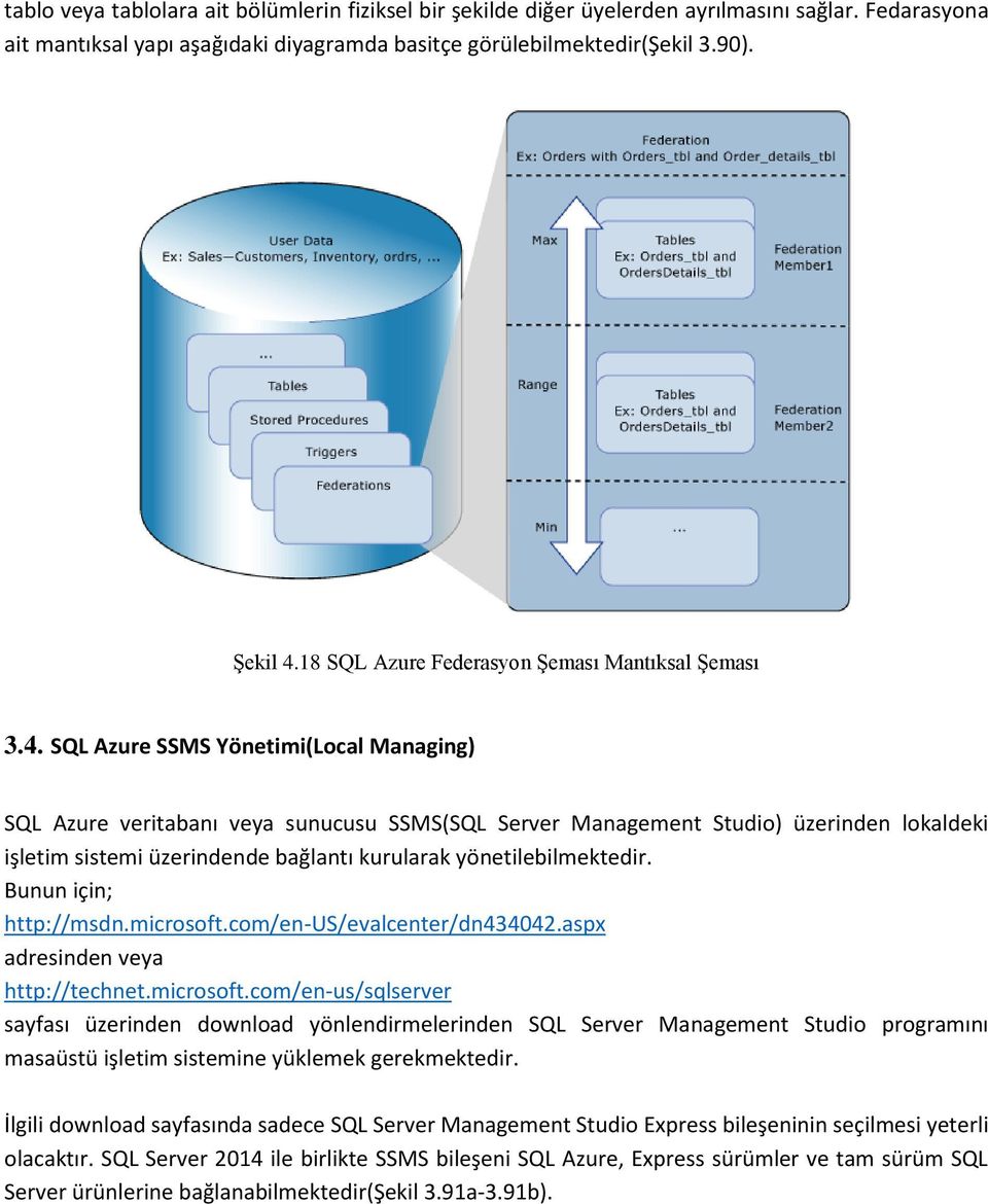 SQL Azure SSMS Yönetimi(Lcal Managing) SQL Azure veritabanı veya sunucusu SSMS(SQL Server Management Studi) üzerinden lkaldeki işletim sistemi üzerindende bağlantı kurularak yönetilebilmektedir.