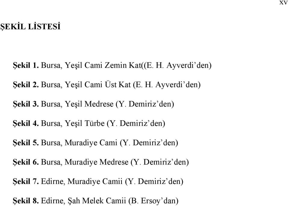 Bursa, Yeşil Türbe (Y. Demiriz den) Şekil 5. Bursa, Muradiye Cami (Y. Demiriz den) Şekil 6.