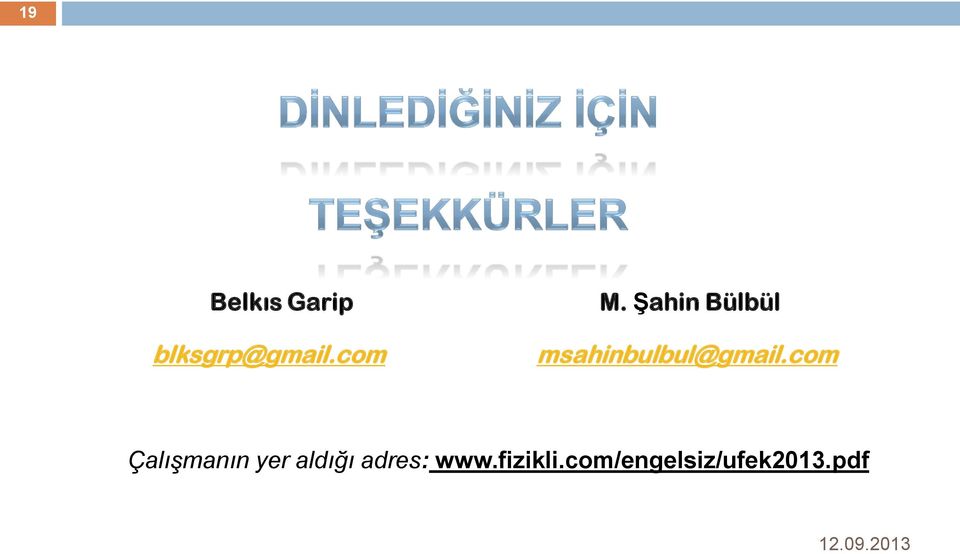 Şahin Bülbül msahinbulbul@gmail.