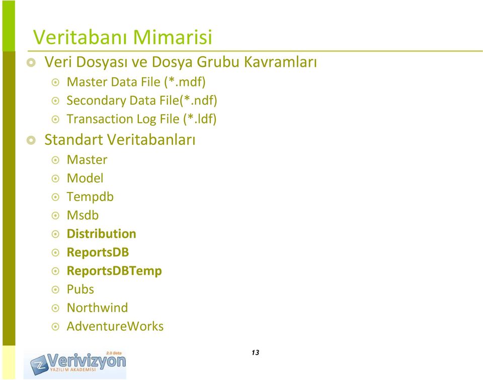 ndf) Transaction Log File (*.