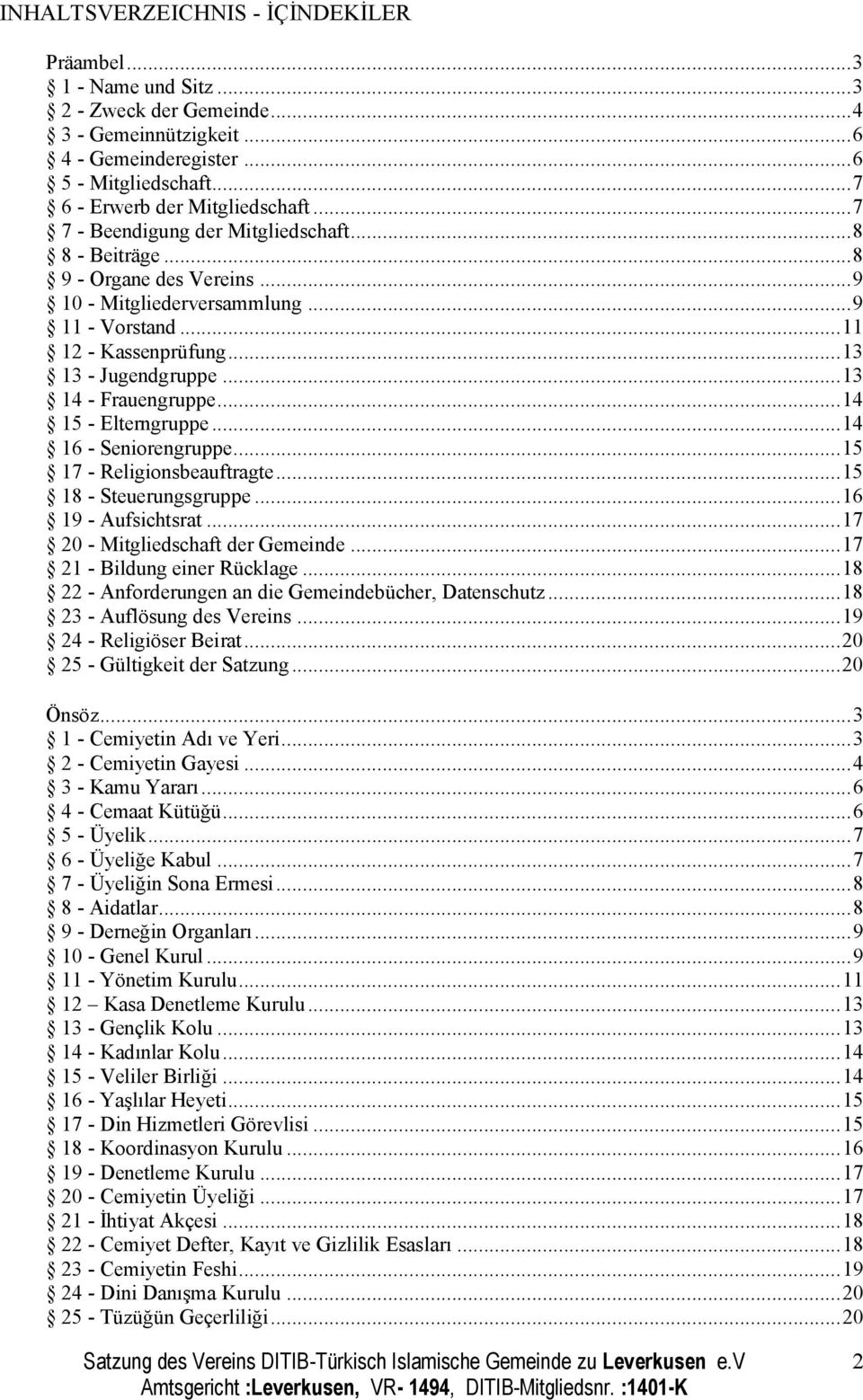 .. 13 13 - Jugendgruppe... 13 14 - Frauengruppe... 14 15 - Elterngruppe... 14 16 - Seniorengruppe... 15 17 - Religionsbeauftragte... 15 18 - Steuerungsgruppe... 16 19 - Aufsichtsrat.