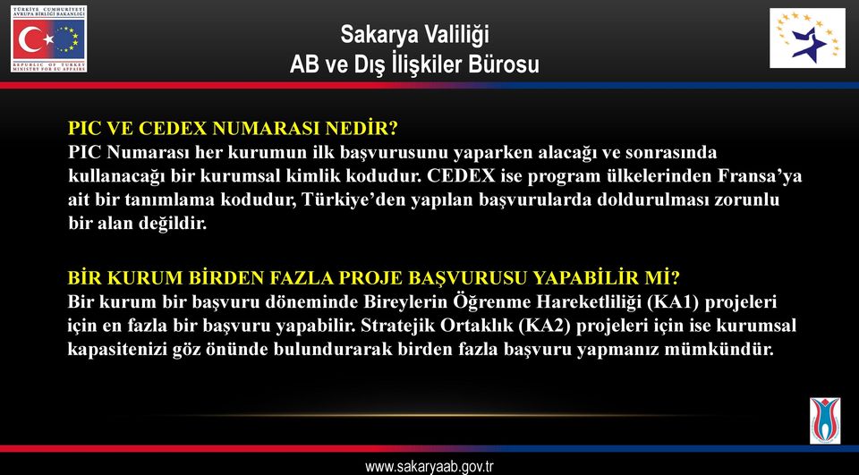 BİR KURUM BİRDEN FAZLA PROJE BAŞVURUSU YAPABİLİR Mİ?