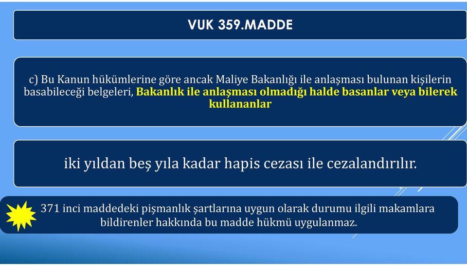 basabileceği belgeleri, Bakanlık ile anlaşması olmadığı halde basanlar veya bilerek