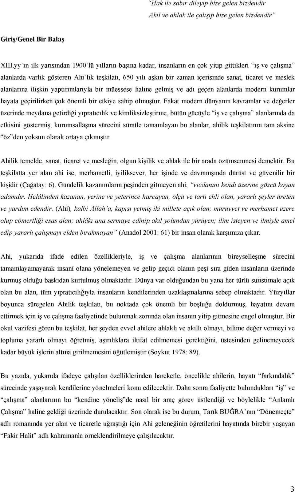 meslek alanlarına ilişkin yaptırımlarıyla bir müessese haline gelmiş ve adı geçen alanlarda modern kurumlar hayata geçirilirken çok önemli bir etkiye sahip olmuştur.