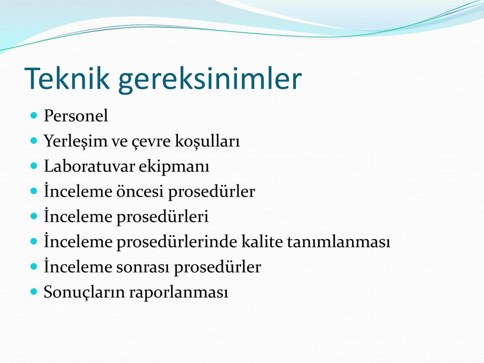 prosedürler İnceleme prosedürleri İnceleme