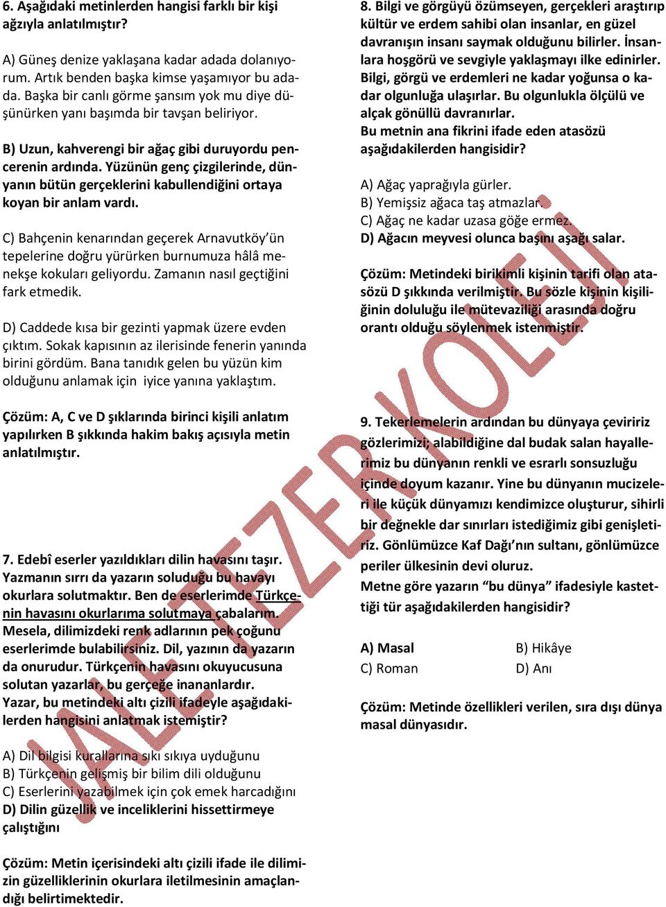 Yüzünün genç çizgilerinde, dünyanın bütün gerçeklerini kabullendiğini ortaya koyan bir anlam vardı.