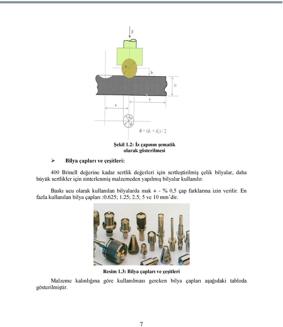 büyük sertlikler için sinterlenmiģ malzemeden yapılmıģ bilyalar kullanılır.