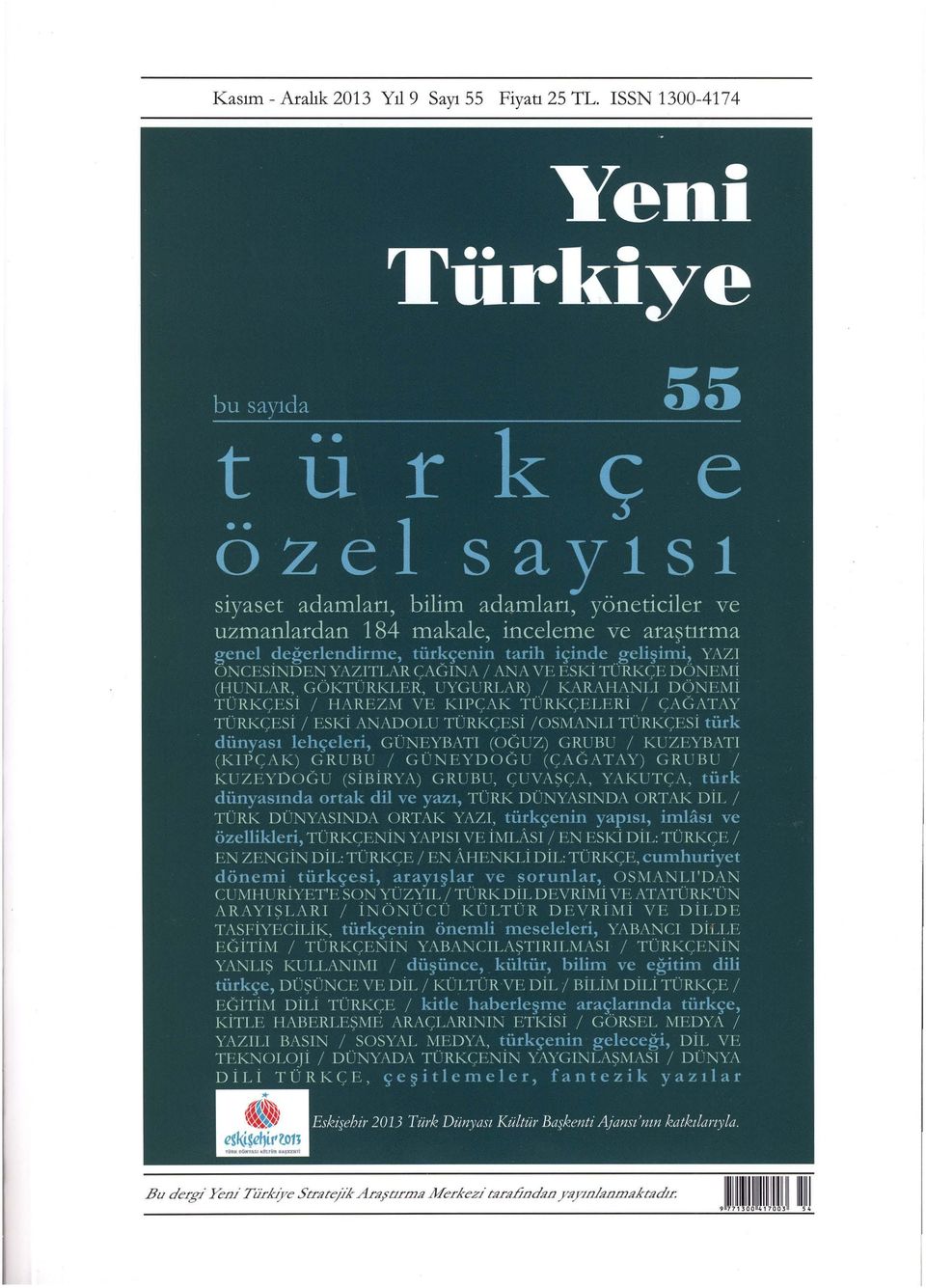 ~gi Yeni Türkife Strate;ik