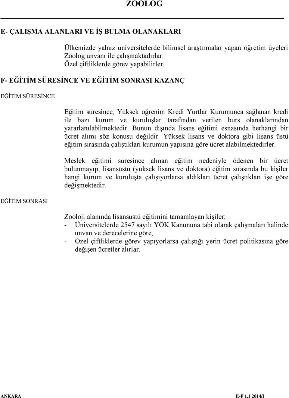 burs olanaklarından yararlanılabilmektedir. Bunun dışında lisans eğitimi esnasında herhangi bir ücret alımı söz konusu değildir.