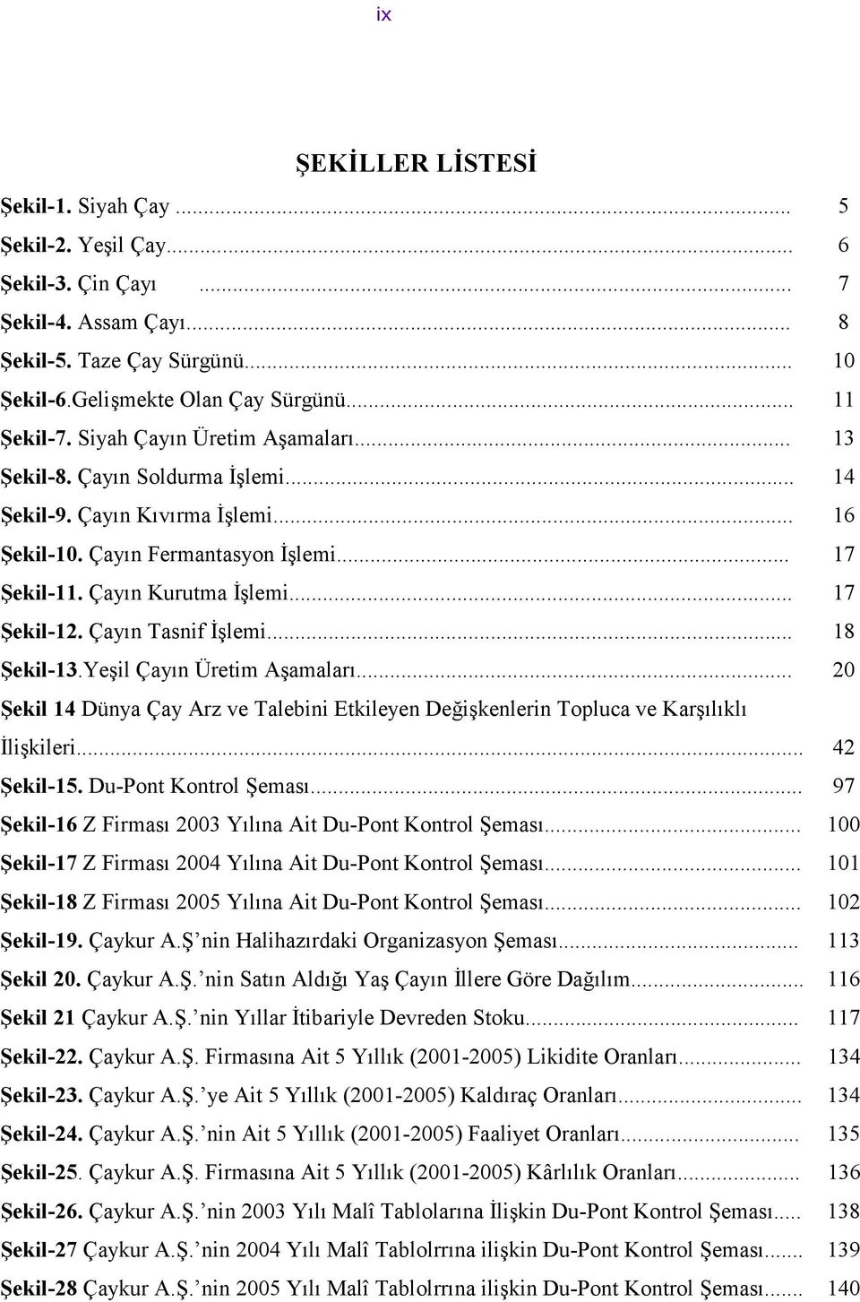 Çayın Tasnif İşlemi... 18 Şekil-13.Yeşil Çayın Üretim Aşamaları... 20 Şekil 14 Dünya Çay Arz ve Talebini Etkileyen Değişkenlerin Topluca ve Karşılıklı İlişkileri... 42 Şekil-15.