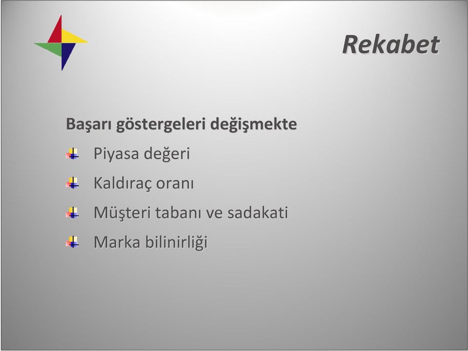 Kaldıra raç oranı Müşteri