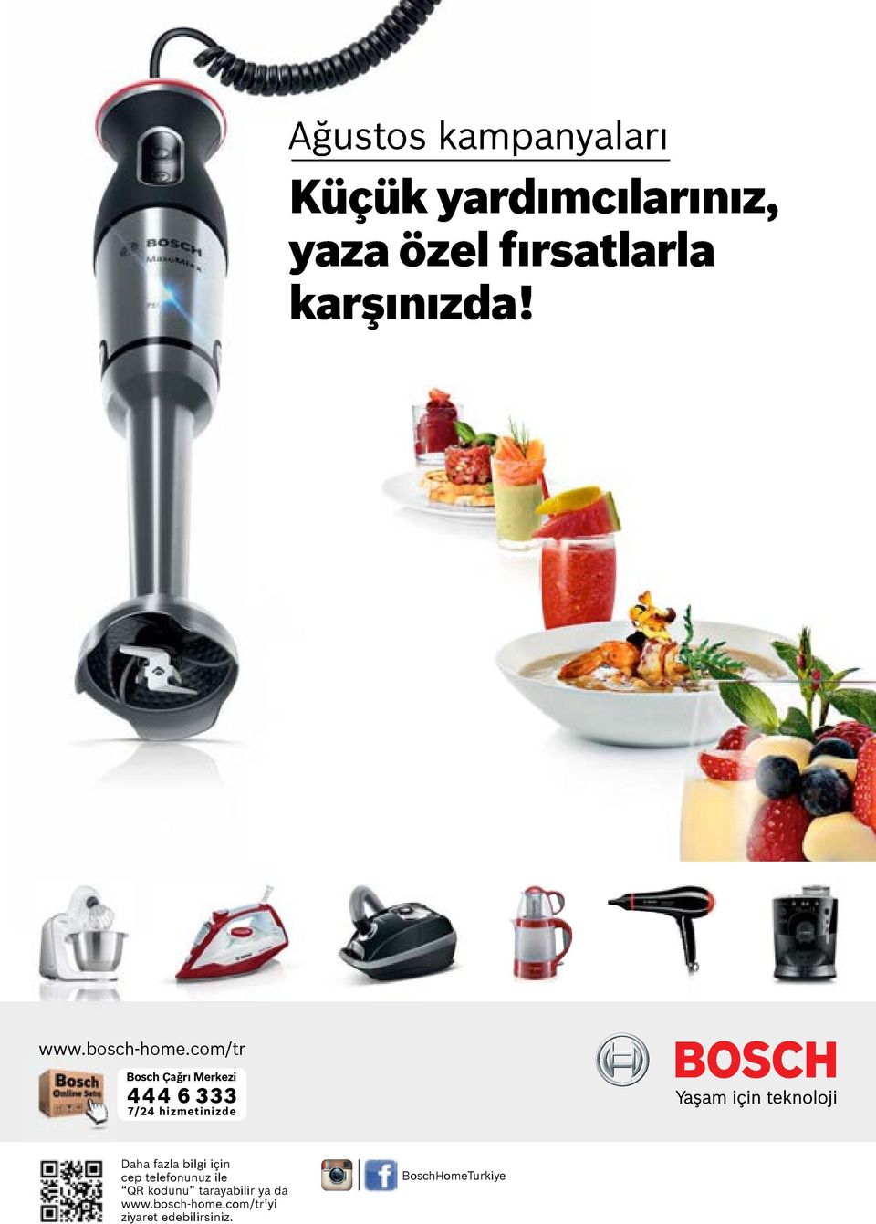 com/tr Bosch Çağrı Merkezi 444 6 333 7/24 hizmetinizde Daha fazla