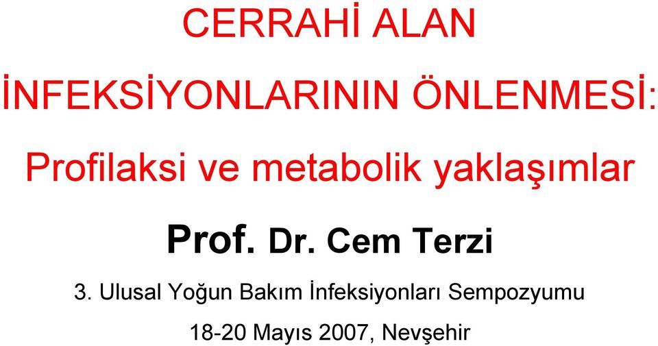 Dr. Cem Terzi 3.