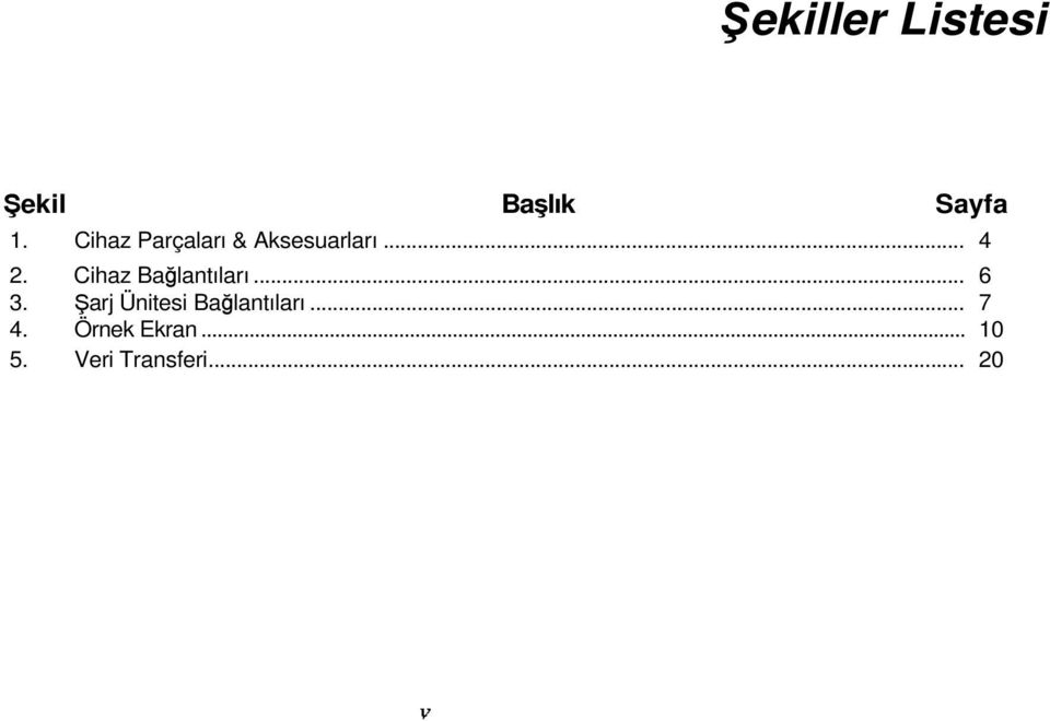 Cihaz Bağlantıları... 6 3.