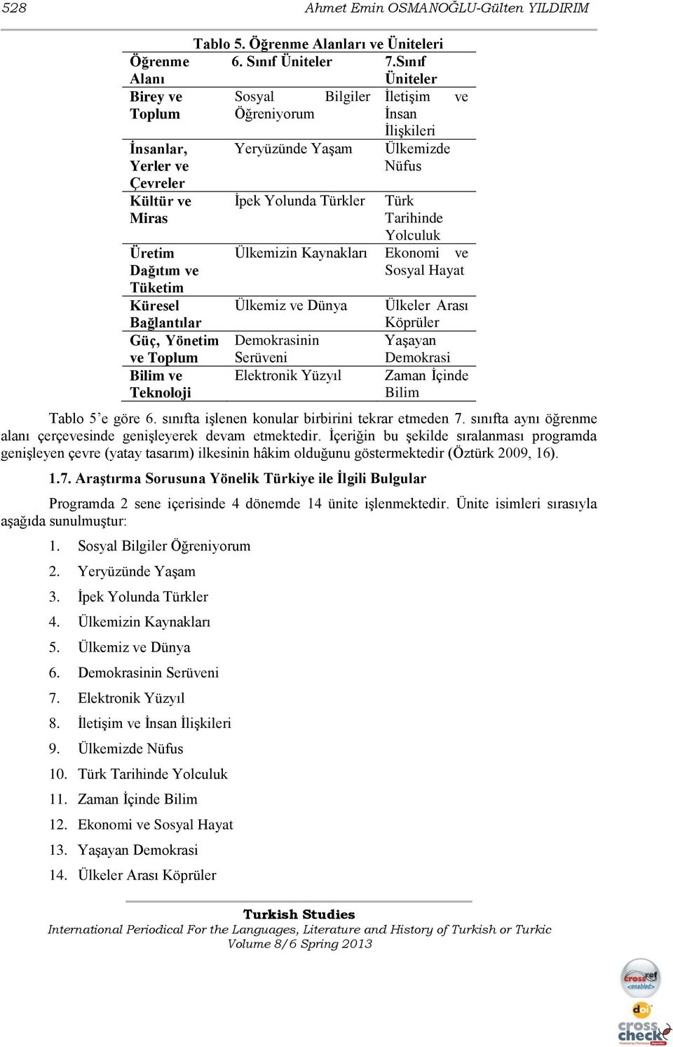 Bağlantılar Güç, Yönetim ve Toplum Bilim ve Teknoloji Ġpek Yolunda Türkler Ülkemizin Kaynakları Ülkemiz ve Dünya Demokrasinin Serüveni Elektronik Yüzyıl Türk Tarihinde Yolculuk ve Ekonomi ve Sosyal