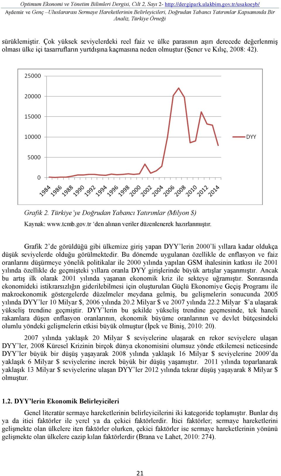 Çok yüksek seviyelerdeki reel faiz ve ülke parasının aşırı derecede değerlenmiş olması ülke içi tasarrufların yurtdışına kaçmasına neden olmuştur (Şener ve Kılıç, 2008: 42). Grafik 2.