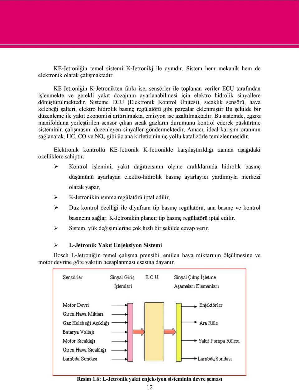 Sisteme ECU (Elektronik Kontrol Ünitesi), sıcaklık sensörü, hava kelebeği şalteri, elektro hidrolik basınç regülatörü gibi parçalar eklenmiştir Bu şekilde bir düzenleme ile yakıt ekonomisi