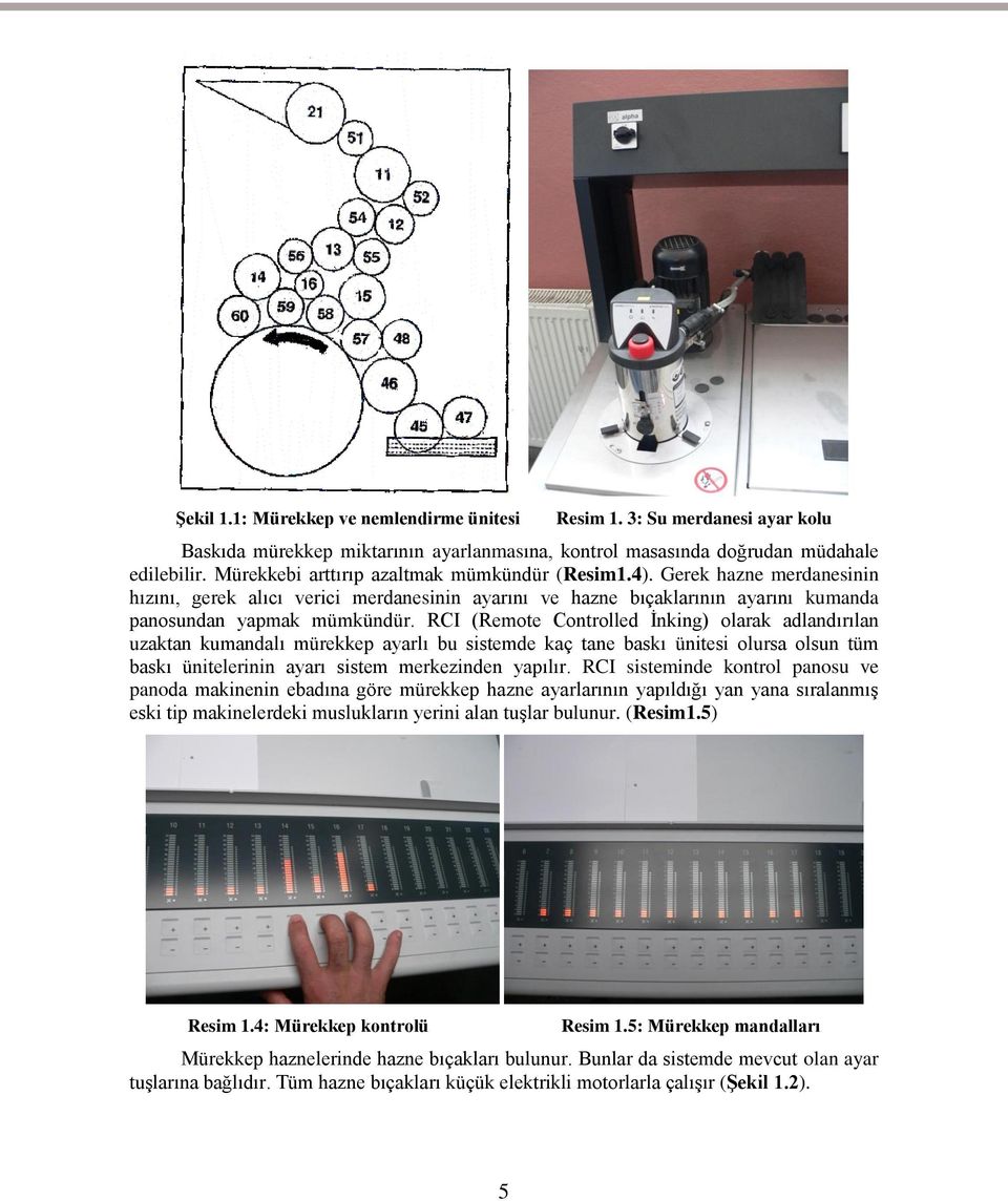 RCI (Remote Controlled İnking) olarak adlandırılan uzaktan kumandalı mürekkep ayarlı bu sistemde kaç tane baskı ünitesi olursa olsun tüm baskı ünitelerinin ayarı sistem merkezinden yapılır.