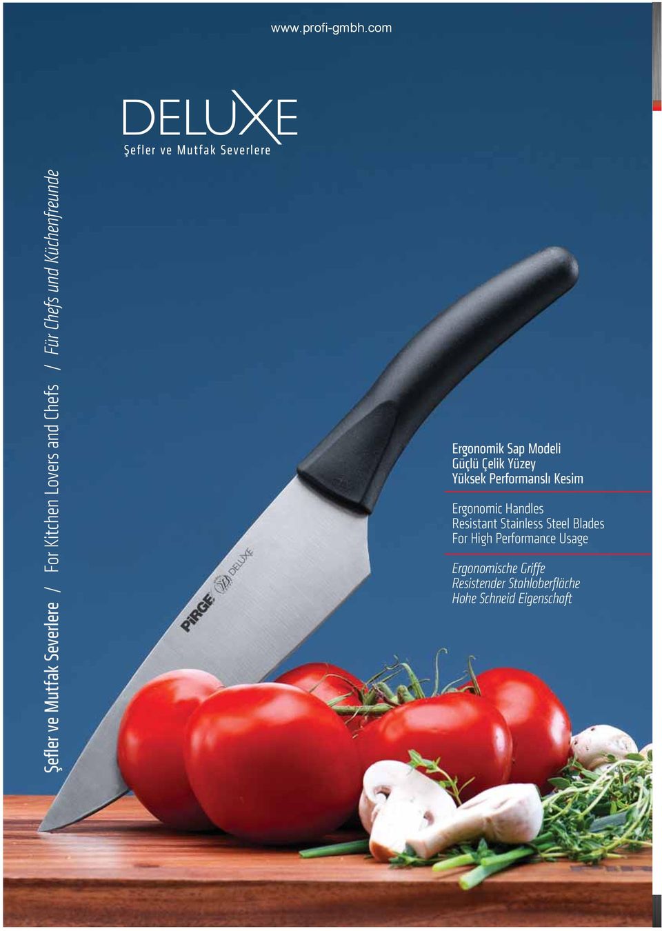 Performanslı Kesim Ergonomic Handles Resistant Stainless Steel Blades For High