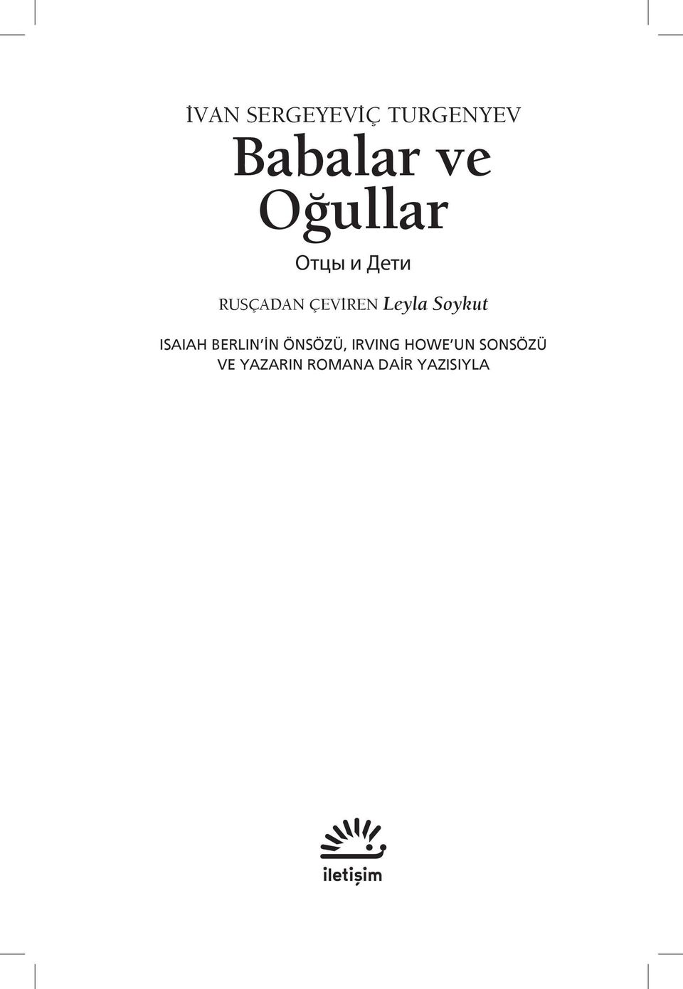 Leyla Soykut ISAIAH BERLIN İN ÖNSÖZÜ,