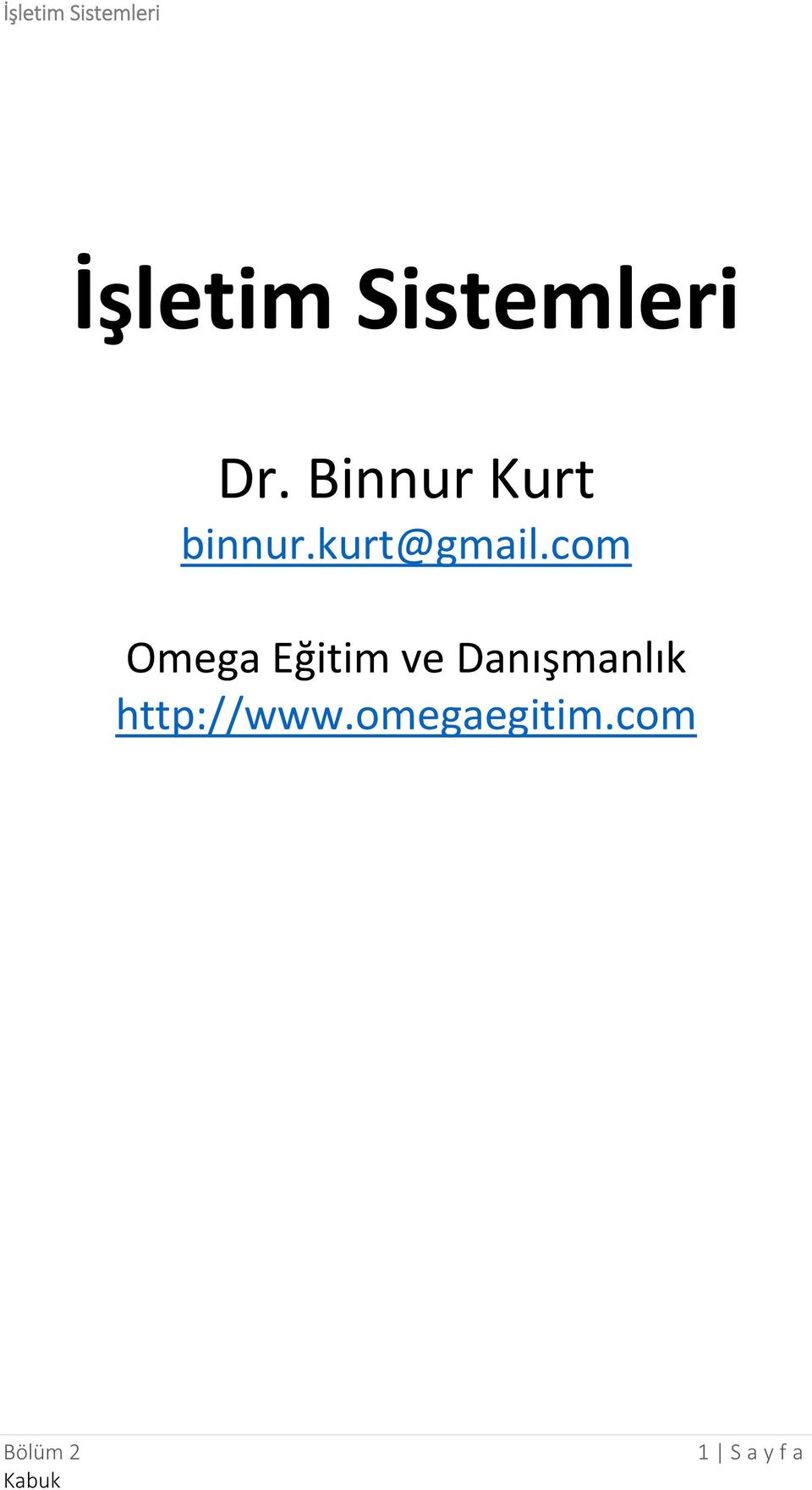 com Omega Eğitim ve