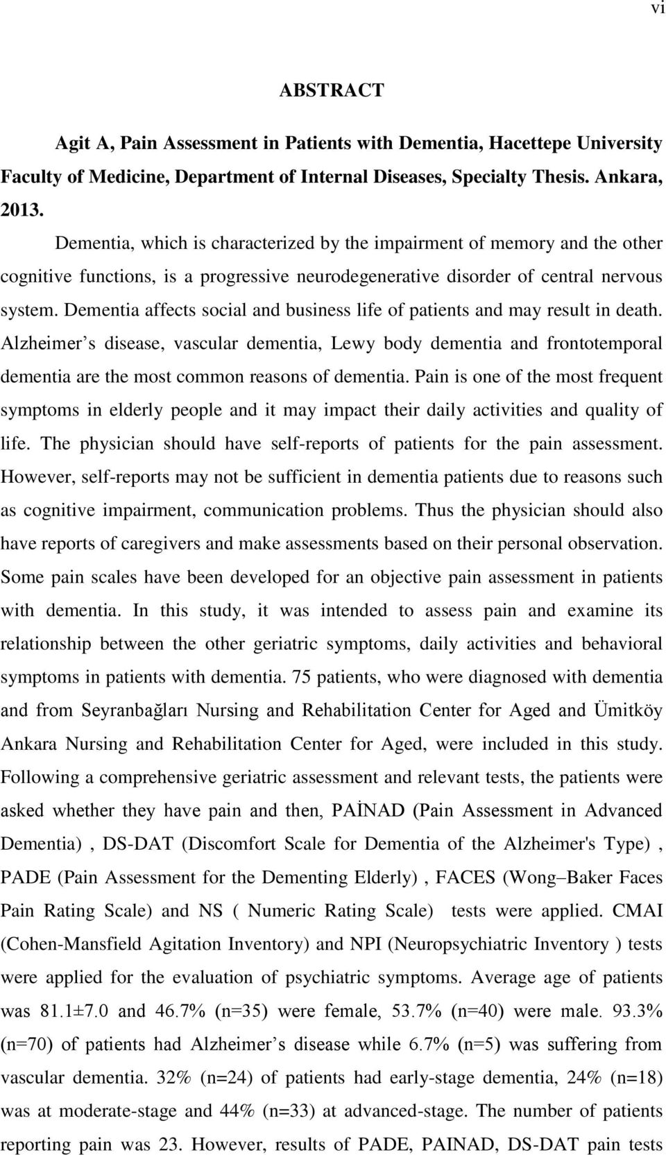 Dementia affects social and business life of patients and may result in death.