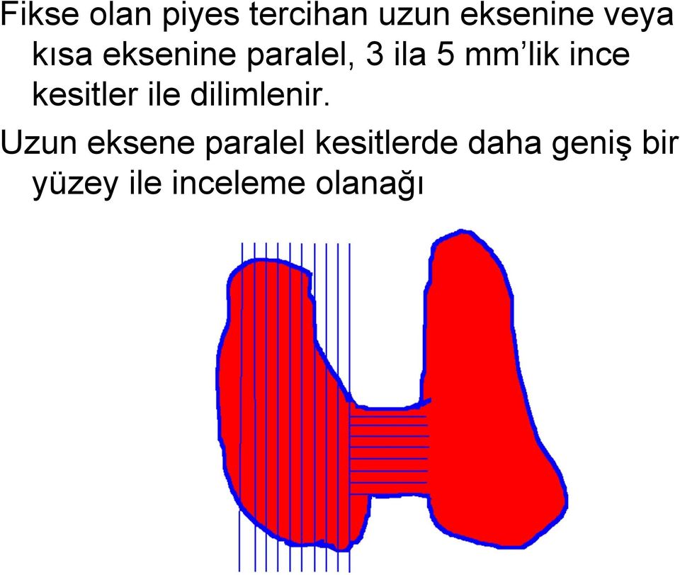 kesitler ile dilimlenir.