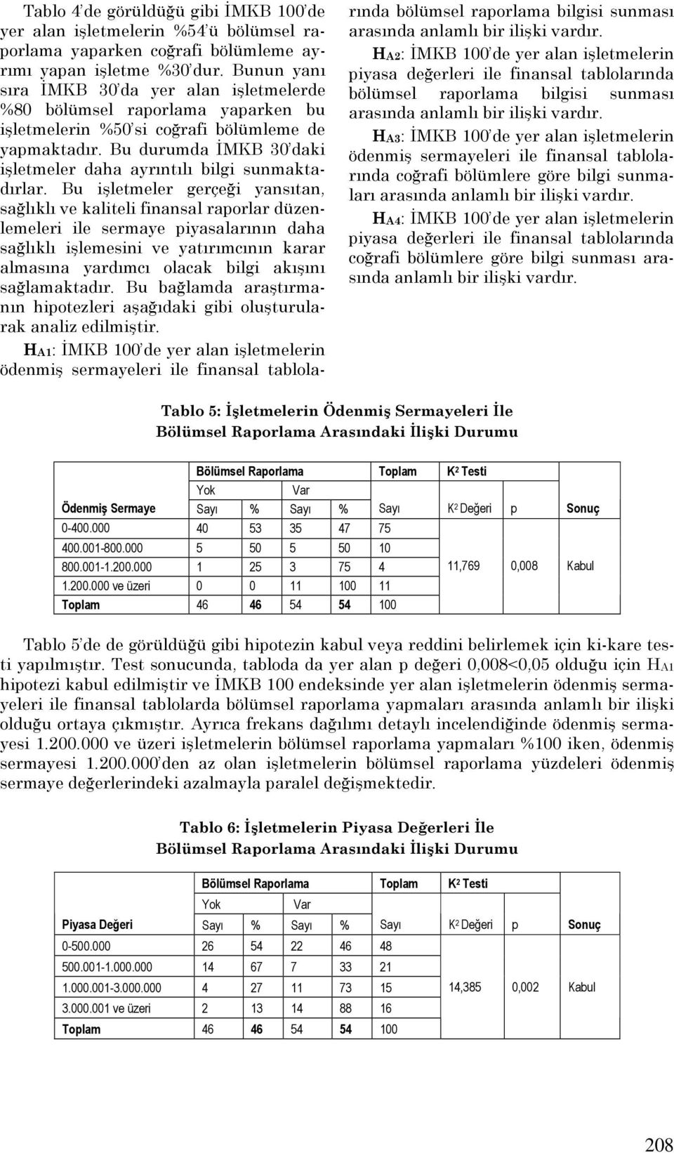 Bu durumda ĐMKB 30 daki işletmeler daha ayrıntılı bilgi sunmaktadırlar.