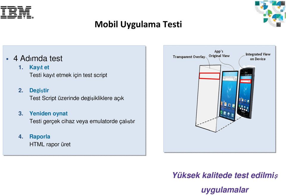 Değiştir Test Script üzerinde değişikliklere açık 3.