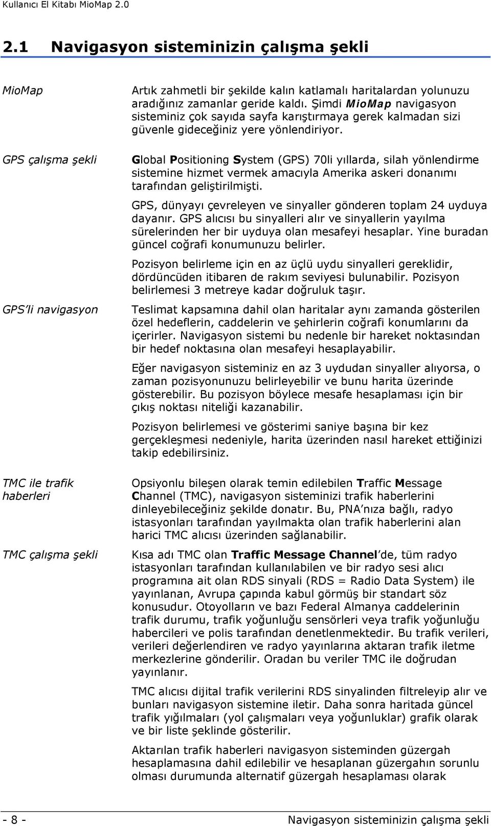 Global Positioning System (GPS) 70li yıllarda, silah yönlendirme sistemine hizmet vermek amacıyla Amerika askeri donanımı tarafından geliştirilmişti.