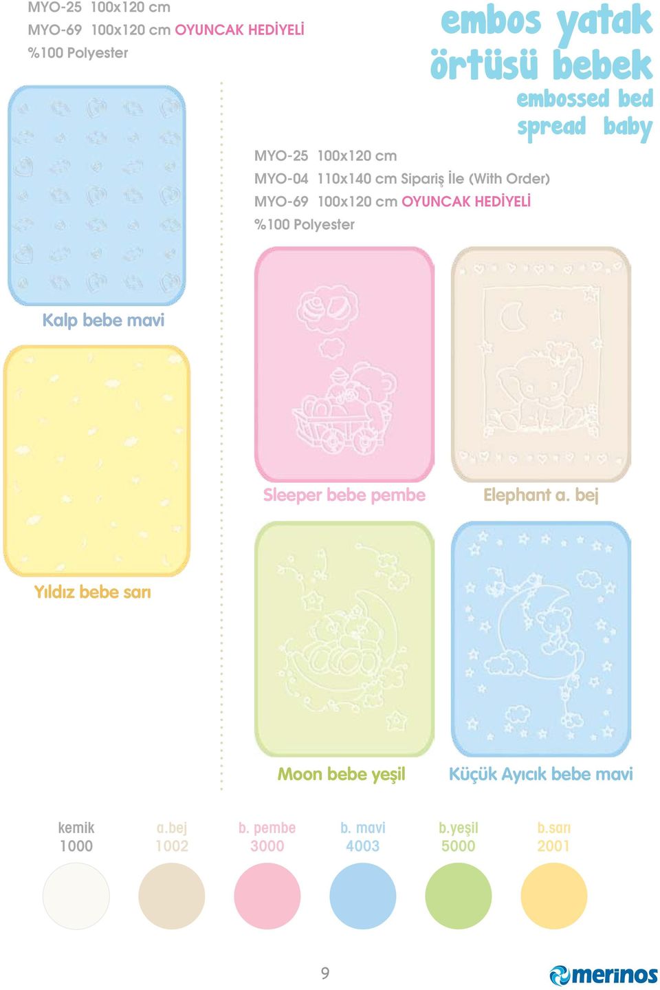 HEDİYELİ %100 Polyester Kalp bebe mavi Sleeper bebe pembe Elephant a.