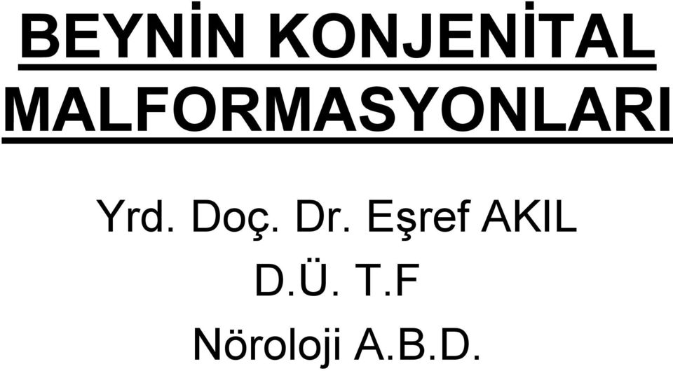 Doç. Dr.