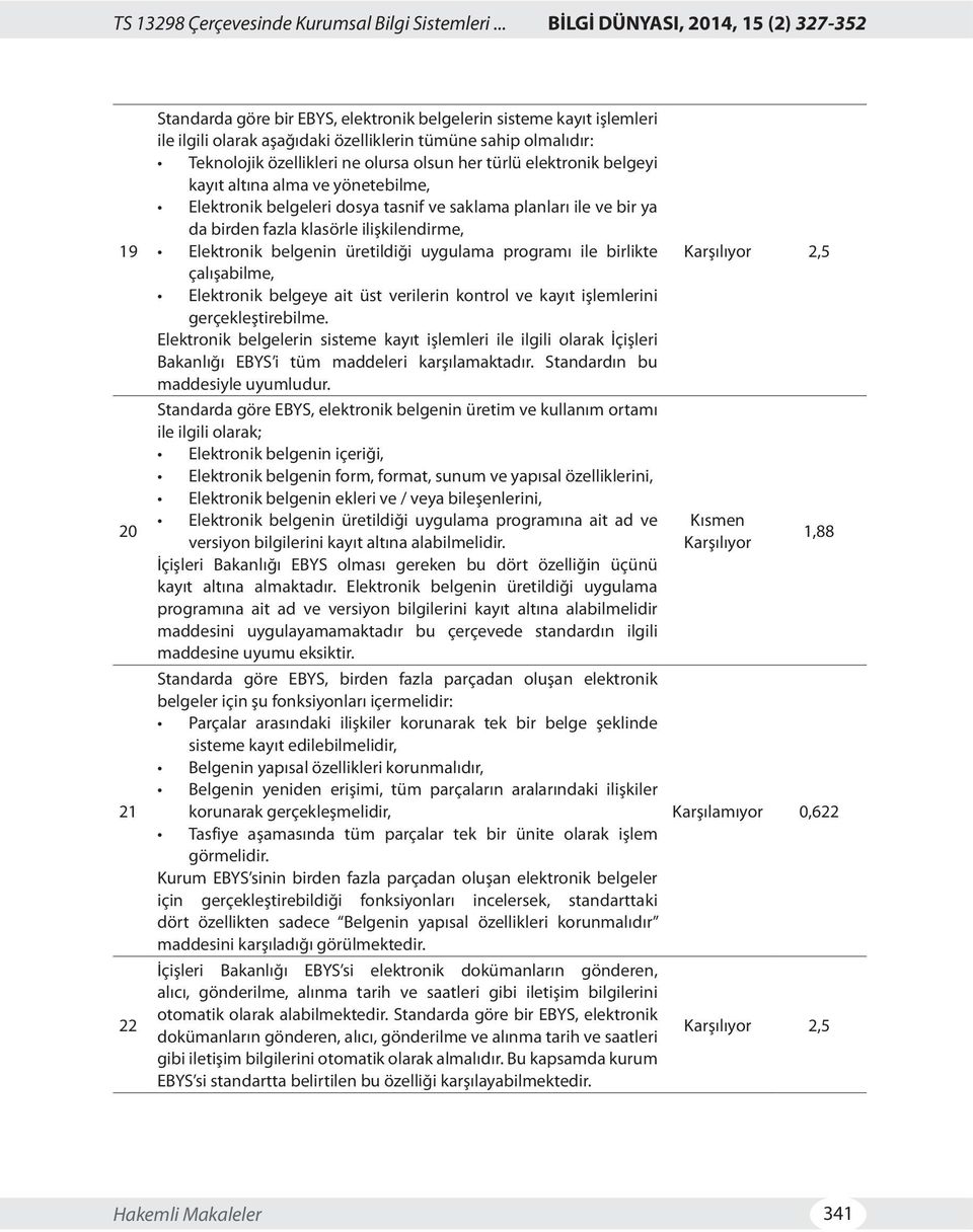 özellikleri ne olursa olsun her türlü elektronik belgeyi kayıt altına alma ve yönetebilme, Elektronik belgeleri dosya tasnif ve saklama planları ile ve bir ya da birden fazla klasörle ilişkilendirme,