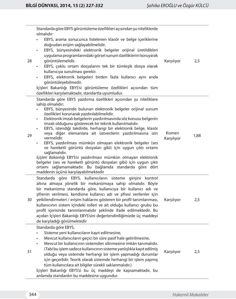 EBYS, çoklu ortam dosyalarını tek bir tümleşik dosya olarak kullanıcıya sunulması gerekir. EBYS, elektronik belgeleri birden fazla kullanıcı aynı anda görüntüleyebilmedir.