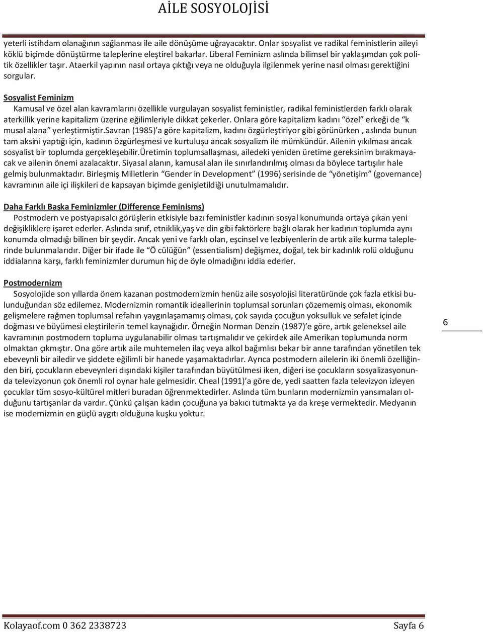 Sosyalist Feminizm Kamusal ve özel alan kavramlarını özellikle vurgulayan sosyalist feministler, radikal feministlerden farklı olarak aterkillik yerine kapitalizm üzerine eğilimleriyle dikkat