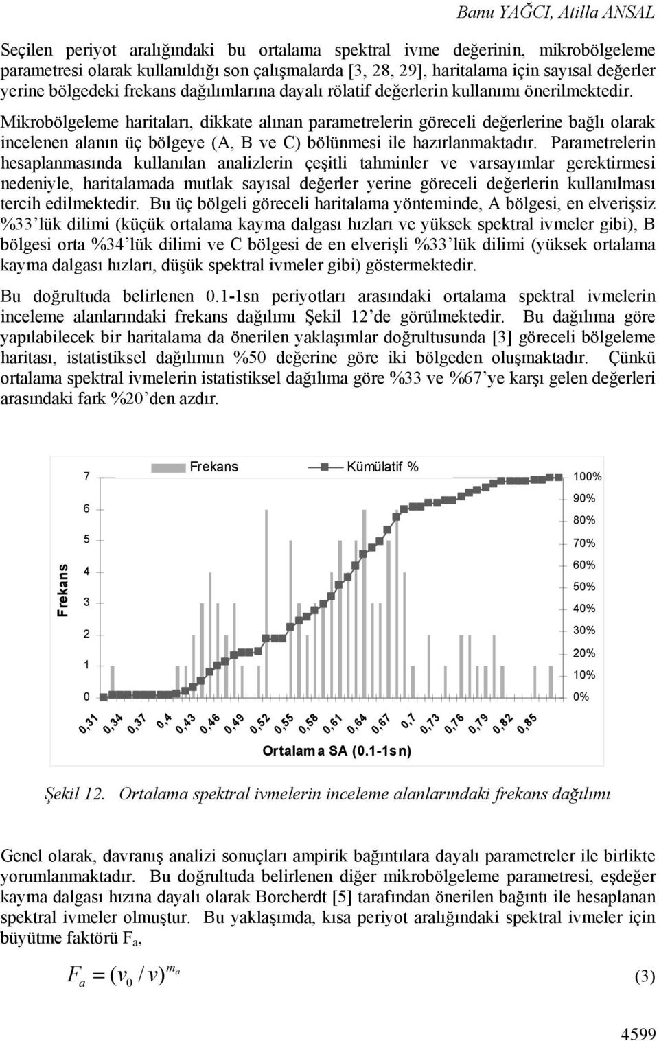 Mikrobölgeleme haritaları, dikkate alınan parametrelerin göreceli değerlerine bağlı olarak incelenen alanın üç bölgeye (A, B ve C) bölünmesi ile hazırlanmaktadır.