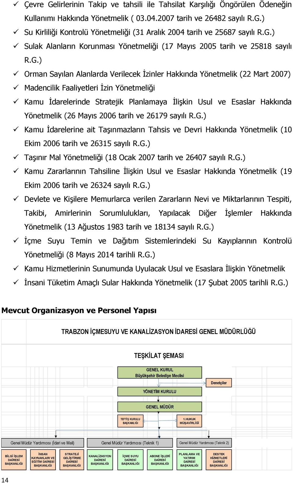 Yönetmeliği Kamu İdarelerinde Stratejik Planlamaya İlişkin Usul ve Esaslar Hakkında Yönetmelik (26 Mayıs 2006 tarih ve 26179 sayılı R.G.