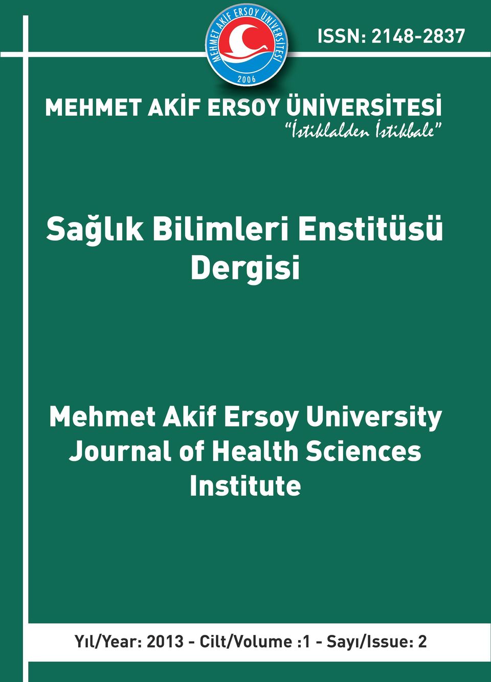 Dergisi Mehmet Akif Ersoy University Journal of Health