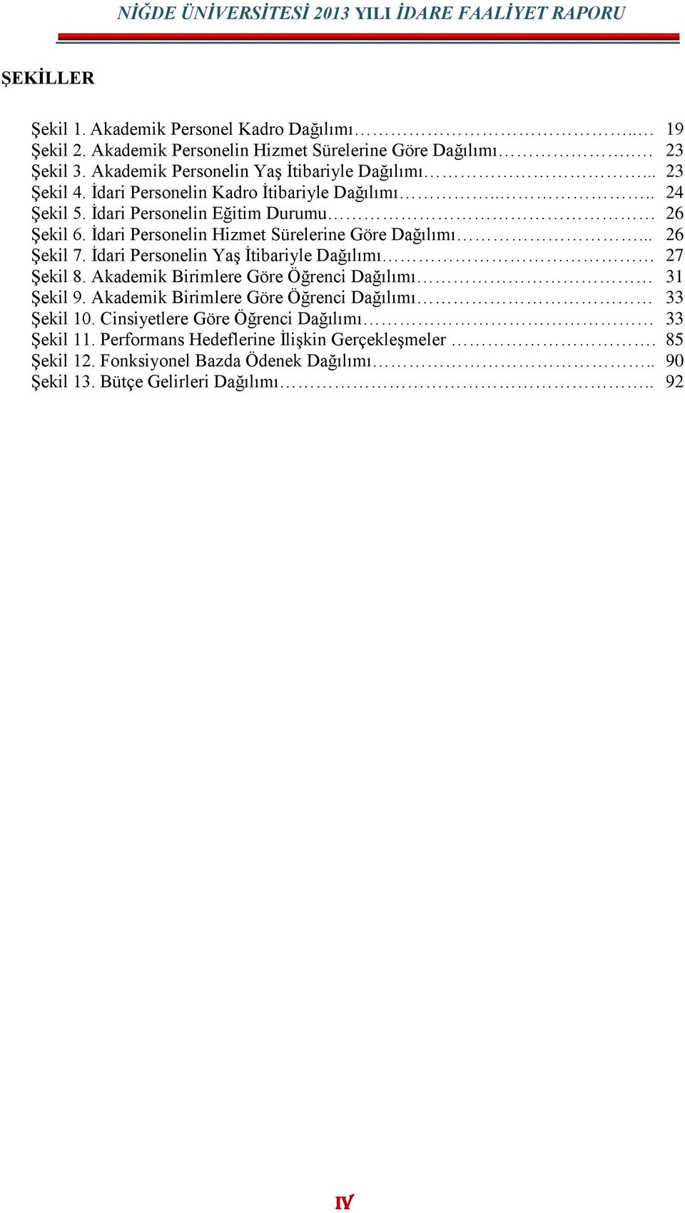 .. 26 ġekil 7. Ġdari Personelin YaĢ Ġtibariyle Dağılımı 27 ġekil 8. Akademik Birimlere Göre Öğrenci Dağılımı 31 ġekil 9. Akademik Birimlere Göre Öğrenci Dağılımı 33 ġekil 10.