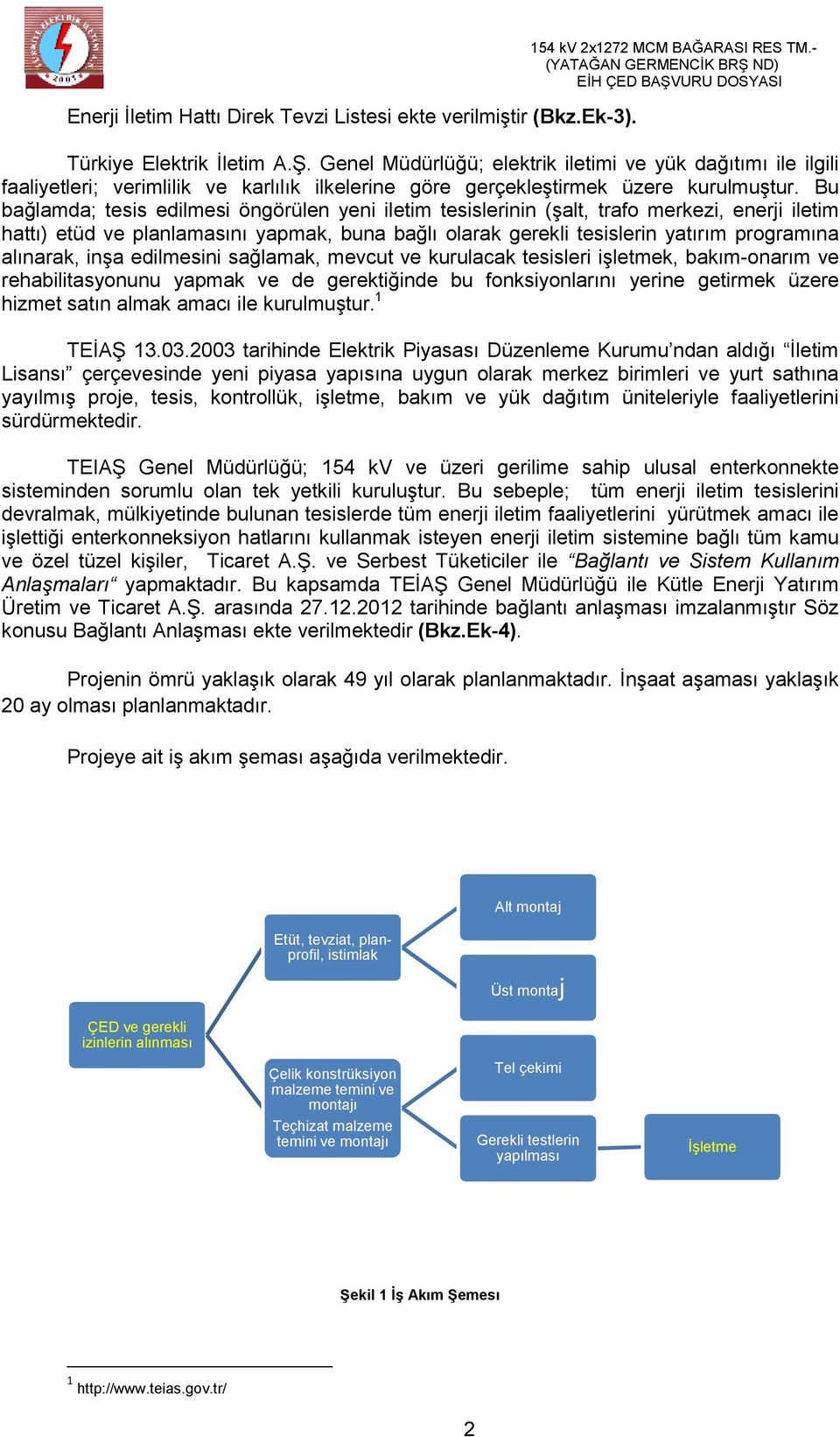 Bu bağlamda; tesis edilmesi öngörülen yeni iletim tesislerinin (şalt, trafo merkezi, enerji iletim hattı) etüd ve planlamasını yapmak, buna bağlı olarak gerekli tesislerin yatırım programına