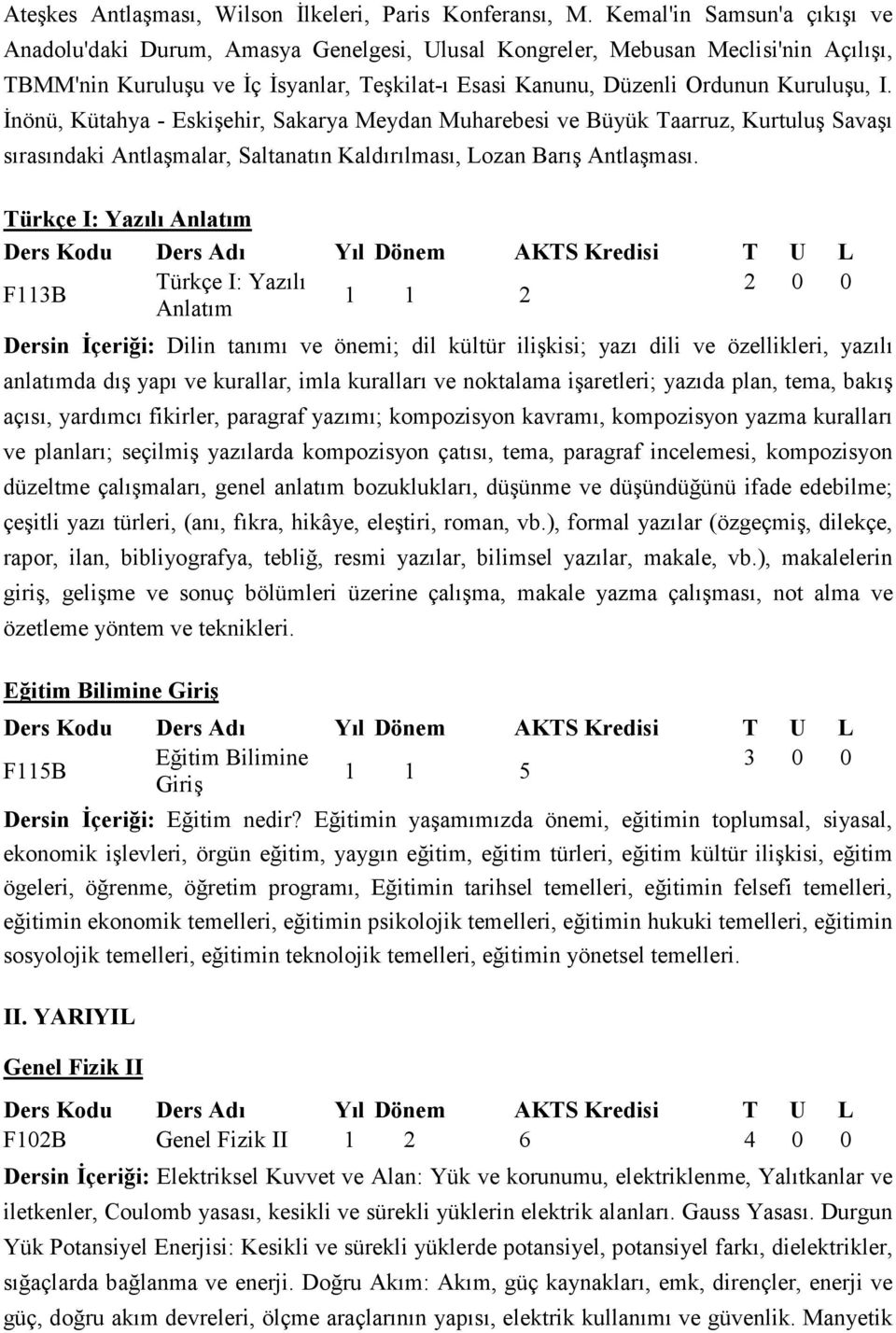 İnönü, Kütahya - Eskişehir, Sakarya Meydan Muharebesi ve Büyük Taarruz, Kurtuluş Savaşı sırasındaki Antlaşmalar, Saltanatın Kaldırılması, Lozan Barış Antlaşması.