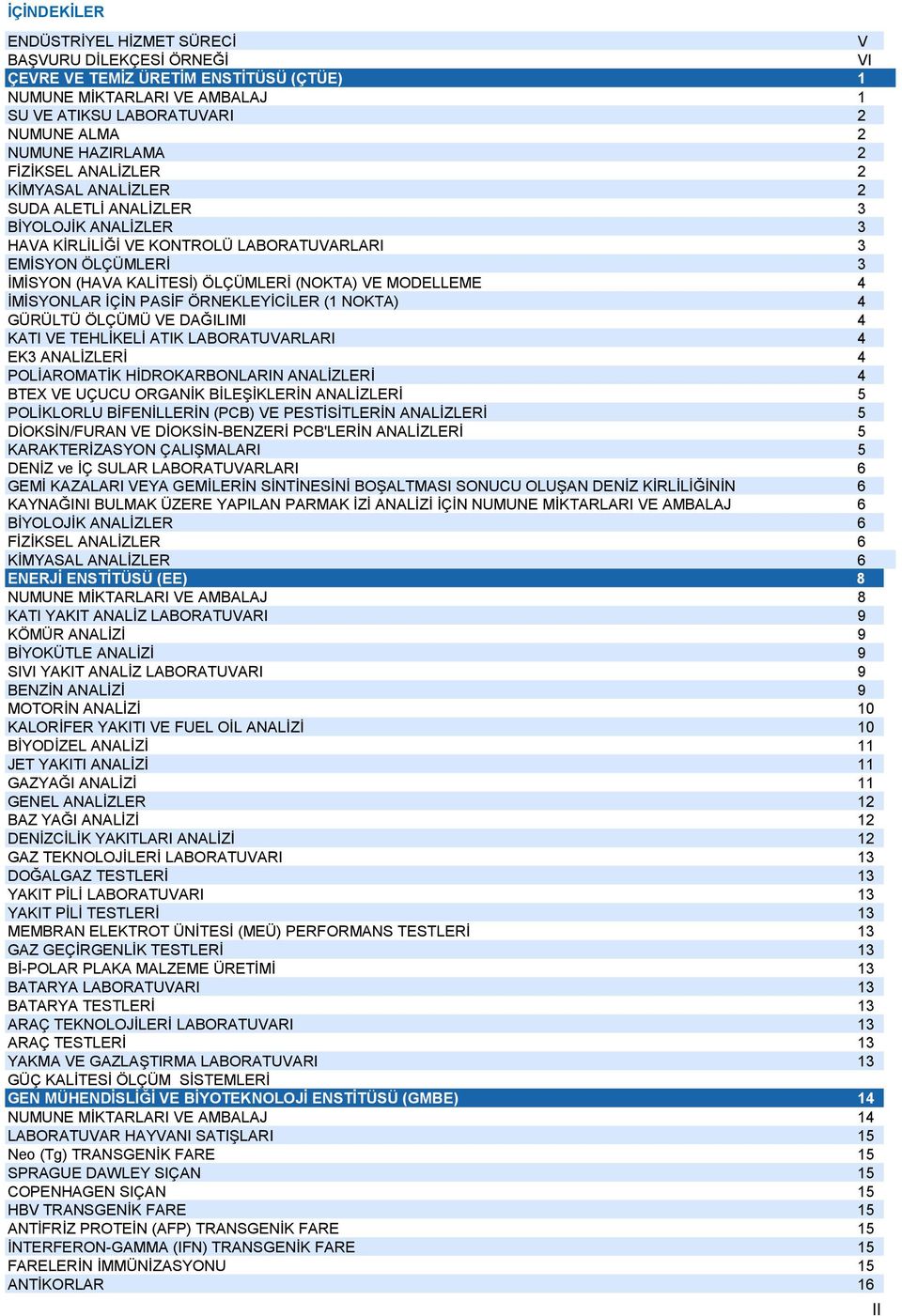 MODELLEME 4 İMİSYONLAR İÇİN PASİF ÖRNEKLEYİCİLER (1 NOKTA) 4 GÜRÜLTÜ ÖLÇÜMÜ VE DAĞILIMI 4 KATI VE TEHLİKELİ ATIK LABORATUVARLARI 4 EK3 ANALİZLERİ 4 POLİAROMATİK HİDROKARBONLARIN ANALİZLERİ 4 BTEX VE