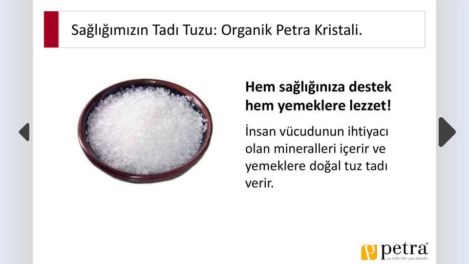 Hem sağlığınıza destek hem yemeklere lezzet!