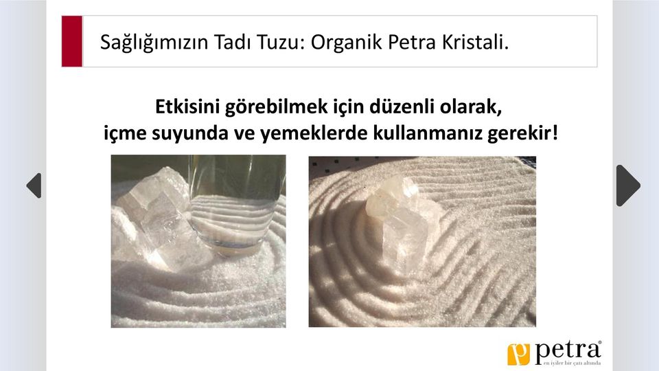 Etkisini görebilmek için düzenli