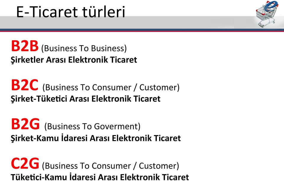 Ticaret B2G (Business To Goverment) Şirket- Kamu İdaresi Arası Elektronik